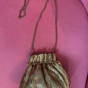 Gold Metallic Women's Bag